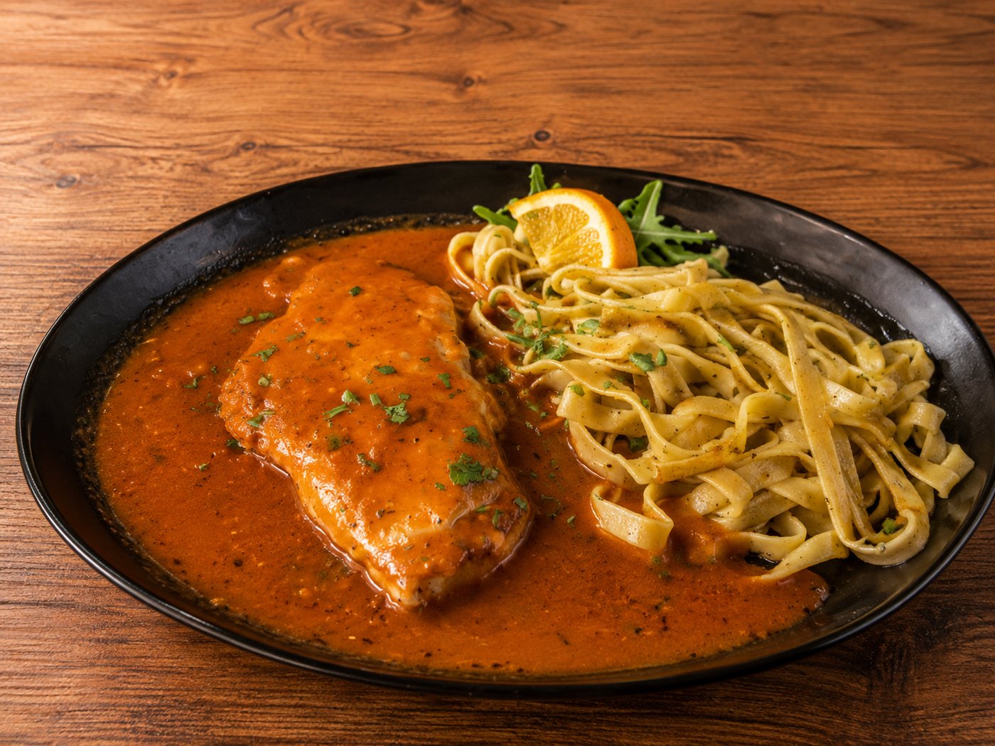 Putensteak mit Gorgonzolasauce